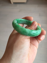 Load image into Gallery viewer, 49mm certified 100% natural Type A sunny green jadeite jade bangle BS85-9901
