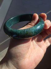 Load image into Gallery viewer, 57.6mm 100% natural blue/green/red/yellow ocean jasper bangle SY74
