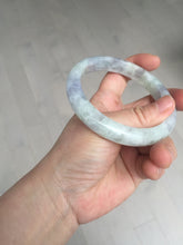 Load image into Gallery viewer, 61.5mm Certified Type A 100% Natural white/light purple/green Jadeite Jade bangle BF108-1925
