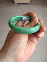 Load image into Gallery viewer, 49mm certified 100% natural Type A sunny green jadeite jade bangle BS85-9901
