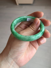 Load image into Gallery viewer, 49mm certified 100% natural Type A sunny green jadeite jade bangle BS85-9901
