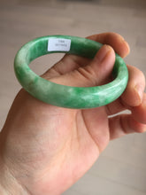 Load image into Gallery viewer, 49mm certified 100% natural Type A sunny green jadeite jade bangle BS85-9901
