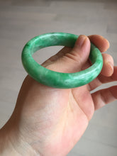 Load image into Gallery viewer, 49mm certified 100% natural Type A sunny green jadeite jade bangle BS85-9901
