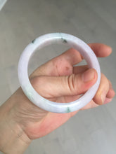 Load image into Gallery viewer, 56.2mm certified 100% natural type A sunny green/purple jadeite jade bangle BN120-8716
