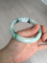 Load image into Gallery viewer, 58mm Certified Type A 100% Natural white/light purple/sunny green Jadeite Jade bangle BM65-5076

