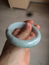 Load image into Gallery viewer, 56.2mm certified Type A 100% Natural green/purple chubby Jadeite Jade bangle AY73-5917
