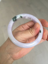 Load image into Gallery viewer, 55.5mm certified 100% natural type A sunny green/purple jadeite jade bangle BN88-8714
