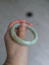 Load image into Gallery viewer, 54.4mm Certified 100% natural Type A light green/yellow jadeite jade bangle m98-6150
