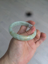 Load image into Gallery viewer, 54.4mm Certified 100% natural Type A light green/yellow jadeite jade bangle m98-6150
