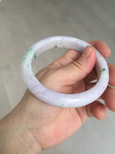 Load image into Gallery viewer, 61.4mm certified 100% natural type A sunny green/purple jadeite jade bangle BN87-8718
