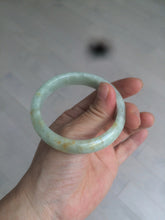 Load image into Gallery viewer, 54.4mm Certified 100% natural Type A light green/yellow jadeite jade bangle m98-6150
