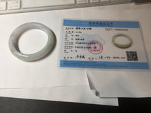 Load image into Gallery viewer, 51.5mm certified 100% natural type A icy watery light green/purple jadeite jade bangle BQ1-8154
