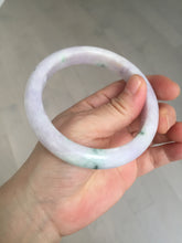 Load image into Gallery viewer, 61.4mm certified 100% natural type A sunny green/purple jadeite jade bangle BN87-8718
