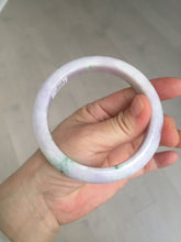 Load image into Gallery viewer, 61.4mm certified 100% natural type A sunny green/purple jadeite jade bangle BN87-8718
