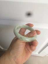 Load image into Gallery viewer, 54.4mm Certified 100% natural Type A light green/yellow jadeite jade bangle m98-6150
