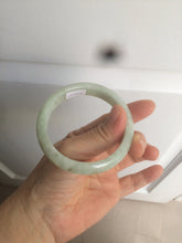 Load image into Gallery viewer, 54.4mm Certified 100% natural Type A light green/yellow jadeite jade bangle m98-6150
