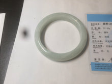 Load image into Gallery viewer, 55.5mm Certified 100% Natural type A light green Jadeite Jade bangle AX84-2843
