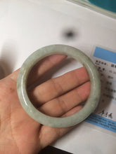 Load image into Gallery viewer, 57.4mm Certified 100% natural Type A light green/yellow/brown jadeite jade bangle m99-6168
