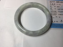 Load image into Gallery viewer, 58.5mm Certified Type A 100% Natural white/light purple/green Jadeite Jade bangle BF121-1927
