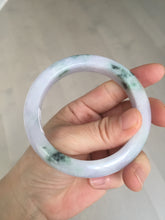 Load image into Gallery viewer, 58mm certified 100% natural type A light green/purple/yellow(FU LU SHOU)  jadeite jade bangle BN84-8722
