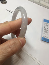 Load image into Gallery viewer, 51.6mm Certified Type A 100% Natural light green/purple/white round cut Jadeite bangle PD106-4906
