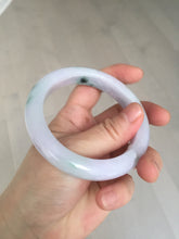 Load image into Gallery viewer, 58mm certified 100% natural type A light green/purple/yellow(FU LU SHOU)  jadeite jade bangle BN84-8722
