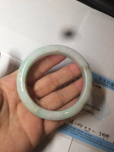 Load image into Gallery viewer, 55.8mm certified 100% natural Type A sunny green/white/brown jadeite jade bangle Y137-3334
