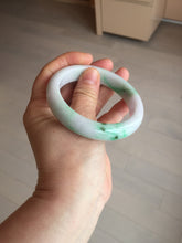 Load image into Gallery viewer, 卖了  57mm certified Type A 100% Natural sunny green/purple/white(白底青) Jadeite Jade bangle BF138-4073
