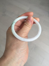 Load image into Gallery viewer, 53.5mm 100% natural Type A green white round cut jadeite jade bangle BL95-4679
