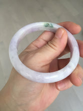 Load image into Gallery viewer, 57.5mm certified 100% natural type A light green/purple/yellow(FU LU SHOU)  jadeite jade bangle BN82-8715
