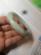 Load image into Gallery viewer, 54.6mm certified 100% natural Type A sunny green/white/brown jadeite jade bangle Y138-3314
