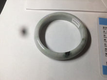 Load image into Gallery viewer, 58.1mm 100% natural type A certified light green/purple jadeite jade bangle Y139-0723
