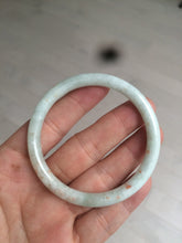 Load image into Gallery viewer, 51.2mm certificated Type A 100% Natural light green/red slim Jadeite Jade bangle D105-0188
