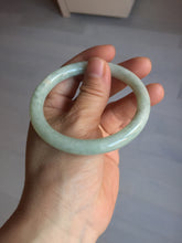 Load image into Gallery viewer, 56mm Certified Type A 100% Natural light green round cut Jadeite Jade bangle F138-8176
