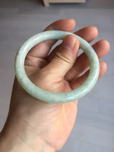 Load image into Gallery viewer, 56mm Certified Type A 100% Natural light green round cut Jadeite Jade bangle F138-8176
