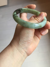 Load image into Gallery viewer, 61mm Certified 100% natural Type A dark green/sunny green/black/red/brown jadeite bangle PD82-9786
