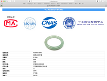 Load image into Gallery viewer, 55.5mm 100% Natural type A icy watery green/blue carved and golden-painted chubby round cut Jadeite Jade bangle PC74
