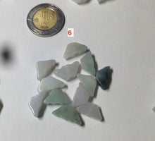 Load image into Gallery viewer, 12 Pieces of Type A 100% Natural icy watery green/white/purple Jadeite Jade Ingots AX55
