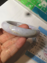 Load image into Gallery viewer, 57.2mm certified type A 100% Natural purple/green/yellow(FU LU Shou) Jadeite Jade bangle AS69-4007
