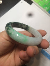 Load image into Gallery viewer, 51 mm Certified Type A 100% Natural fresh sunny green/white Jadeite Jade AX11-1655
