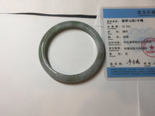 Load image into Gallery viewer, 58.8mm certified 100% natural type A light green purple jadeite jade bangle PB201-3350
