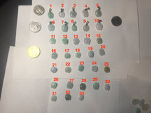 Load image into Gallery viewer, 100% Natural sunny green icy watery apple jadeite Jade beads pendant PC121 (Add on item. No sale individually)
