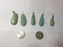 Load image into Gallery viewer, 100% natural type A sunny  green yellow blessed melon 福瓜) Jadeite Jade pendant group PB52
