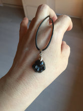 Load image into Gallery viewer, 100% Natural type A black paw Jadeite Jade pendant group BG208
