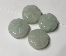 Load image into Gallery viewer, 100% Natural type A green/white small waist drum/yoyo jadeite Jade pendant necklace group BP117
