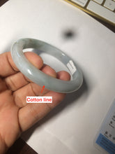 Load image into Gallery viewer, 53.9mm certified 100% natural Type A light green/brown Jadeite jade bangle AE65-7847
