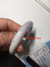 Load image into Gallery viewer, SOld! pleae don&#39;t order. Thanks. 55mm certified 100% natural type A sunny green/purple jadeite jade bangle BN86-8721
