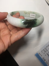 Load image into Gallery viewer, 60mm certified Type A 100% Natural sunny green yellow brown white Jadeite Jade bangle D137-1732
