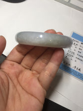 Load image into Gallery viewer, 56mm Certified Type A 100% Natural icy watery light green purple jadeite Jade bangle BK124-3398
