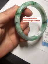 Load image into Gallery viewer, 58mm certified 100% natural Type A sunny green red jadeite jade bangle PB166-4659
